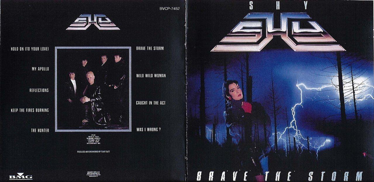 Portada de Álbum "Brave the Storm", de Shy