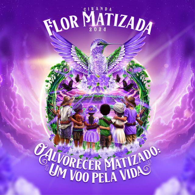 Portada de Álbum "O Alvorecer Matizado: Um Voo pela Vida (2024)", de Ciranda Flor Matizada