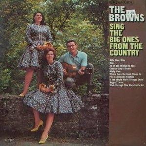 Capa do Álbum "Sing The Big Ones From The Country", de The Browns