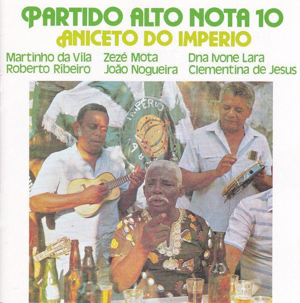 Capa do Álbum "Partido Alto Nota 10", de Aniceto do Império