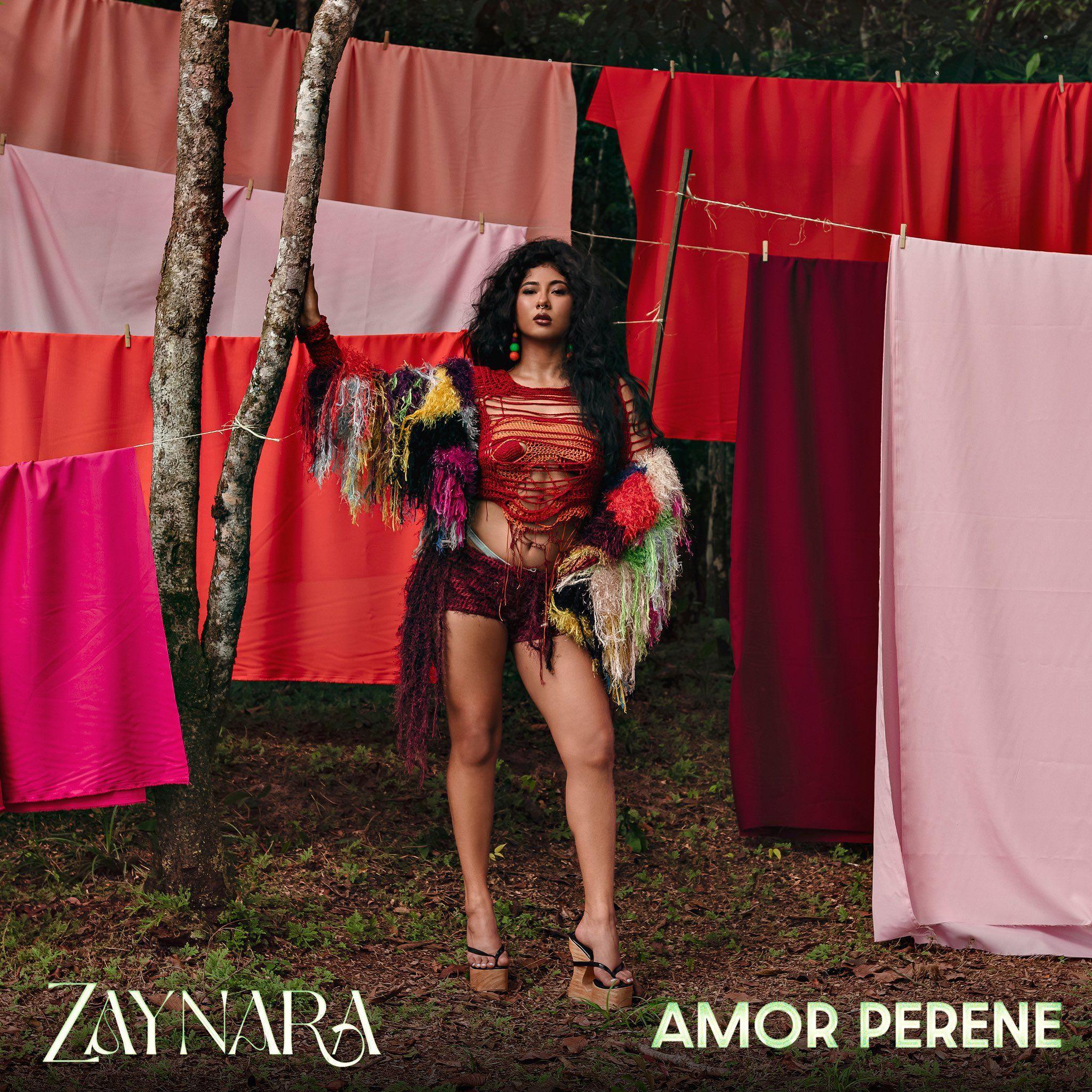 Capa do Álbum "Amor Perene", de Zaynara