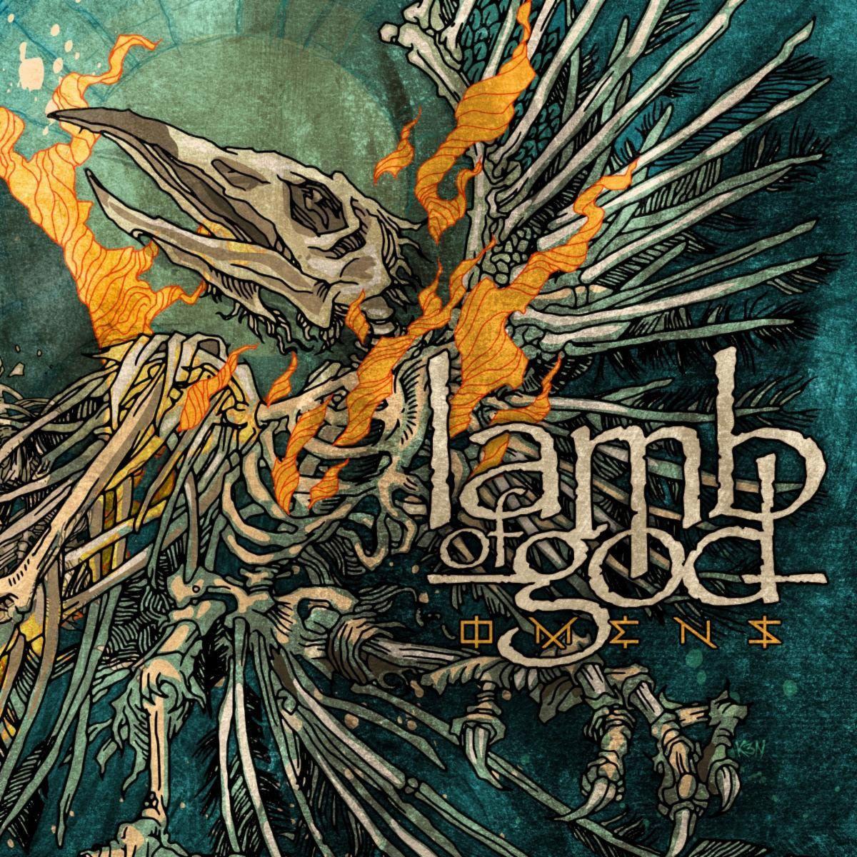 Portada de Álbum "Omens", de Lamb of God