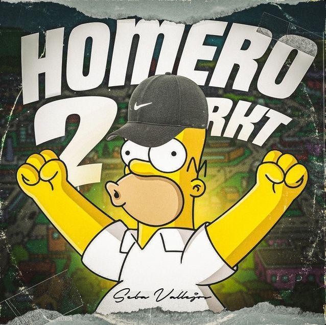Portada de Sencillo/EP "Homero Rkt 2", de Seba Vallejos