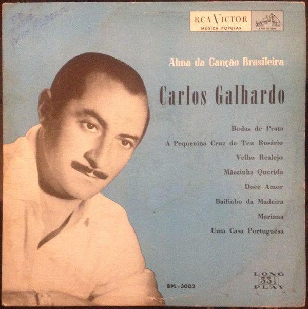 Portada de Álbum "Alma da Canção Brasileira", de Carlos Galhardo