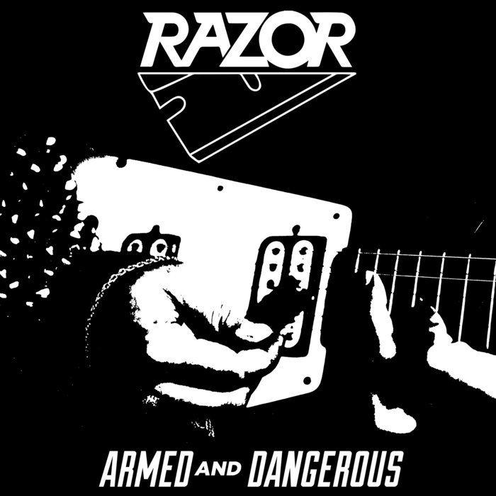 Portada de Sencillo/EP "Armed And Dangerous", de Razor