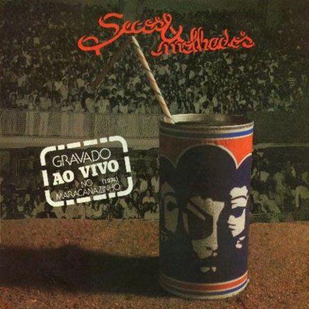 Portada de Álbum "Gravado ao vivo no Maracanãzinho", de Secos & Molhados