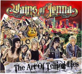 Portada de Álbum "The Art of Telling Lies", de Vains of Jenna