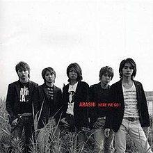 Capa do álbum "Here We Go!", de Arashi