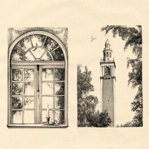 Single/EP cover of "Bus Back To Richmond / More Than Friends" by Lucy Dacus