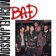 Capa do álbum "Bad", de Michael Jackson