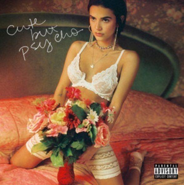 Portada de Sencillo/EP "CUTE BUT PSYCHO", de Manu Gavassi