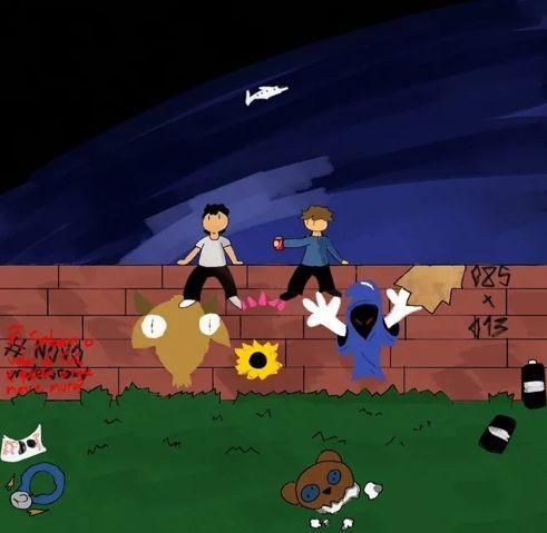 Portada de Sencillo/EP "The Cloud And The Wizard (não sabem o valor da tinta e querem o nome nesse muro?) (part. Canvaz)", de Nimbus*