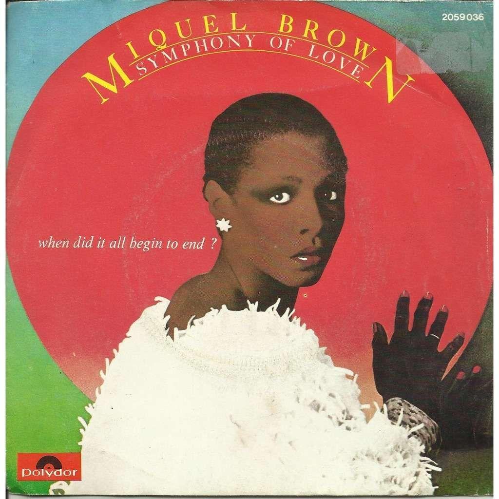 Portada de Álbum "Symphony Of Love", de Miquel Brown