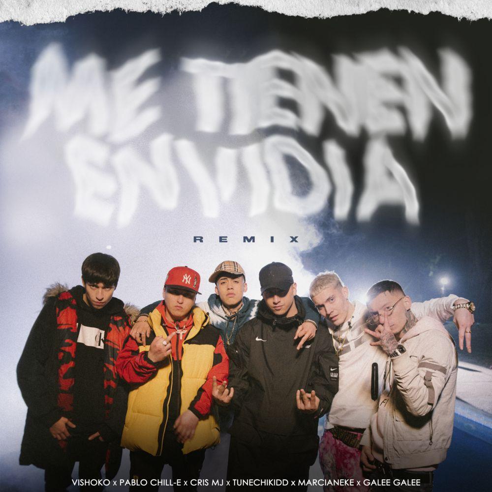 Capa do Single/EP "Me Tienen Envidia (Remix)", de Marcianeke