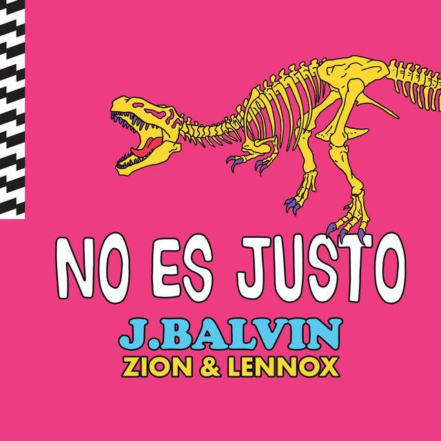Portada del álbum "No Es Justo", de J Balvin