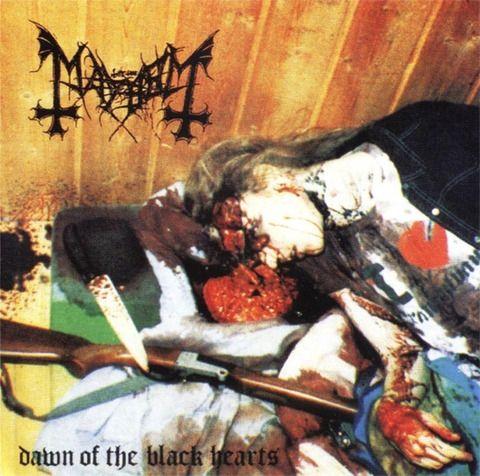 Portada de Álbum "Dawn Of The Black Hearts", de Mayhem