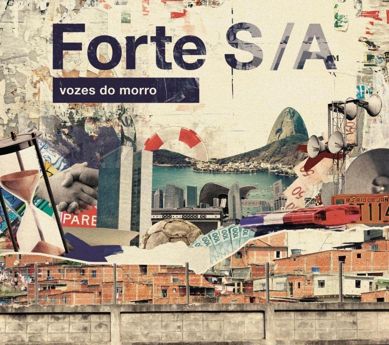 Portada de Sencillo/EP "Vozes do Morro", de Banda Forte S/A