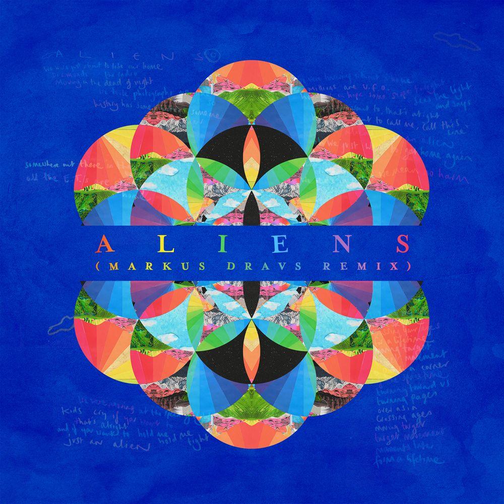 Capa do álbum "A L I E N S (Markus Dravs Remix)", de Coldplay