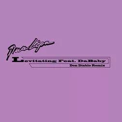 Capa do álbum "Levitating (Don Diablo Remix)", de Dua Lipa