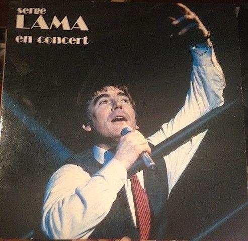 Portada de Álbum "En Concert", de Serge Lama