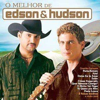 Album cover of "O Melhor de Edson & Hudson" by Edson & Hudson