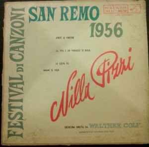 Capa do Álbum "Festival di Canzoni San Remo 1956", de Nilla Pizzi