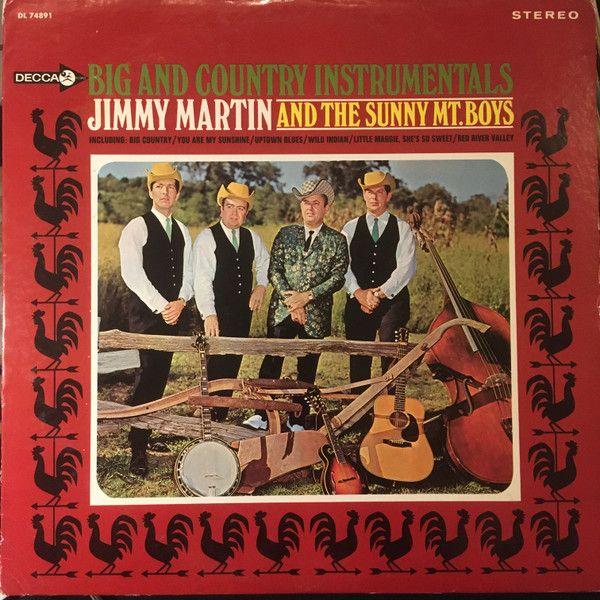 Portada de Álbum "Big And Country Instrumentals", de Jimmy Martin