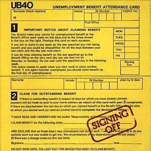 Capa do Álbum "Signing off", de UB40