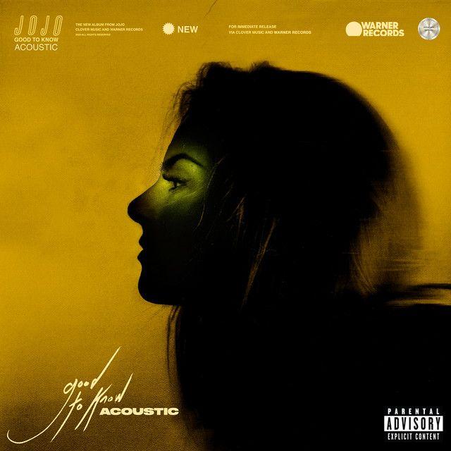 Portada del álbum "good to know (Acoustic Version)", de JoJo