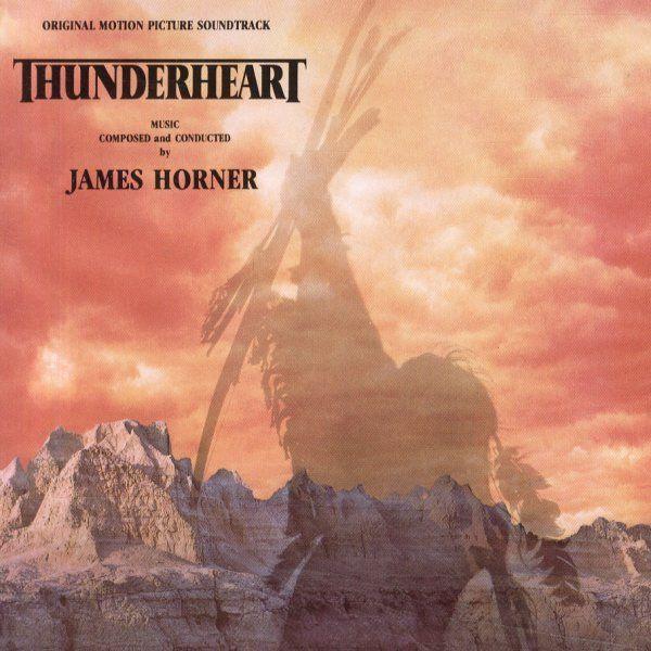 Portada del álbum "Thunderheart", de James Horner