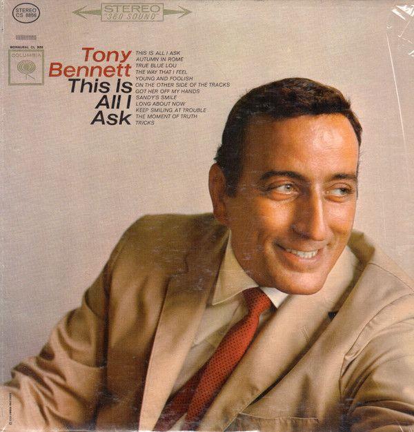 Portada del álbum "This Is All I Ask", de Tony Bennett