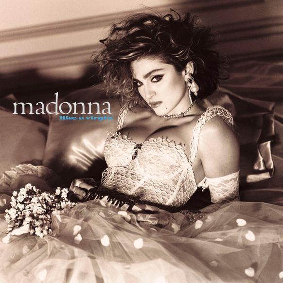 Album cover of "Like a Virgin" by Madonna