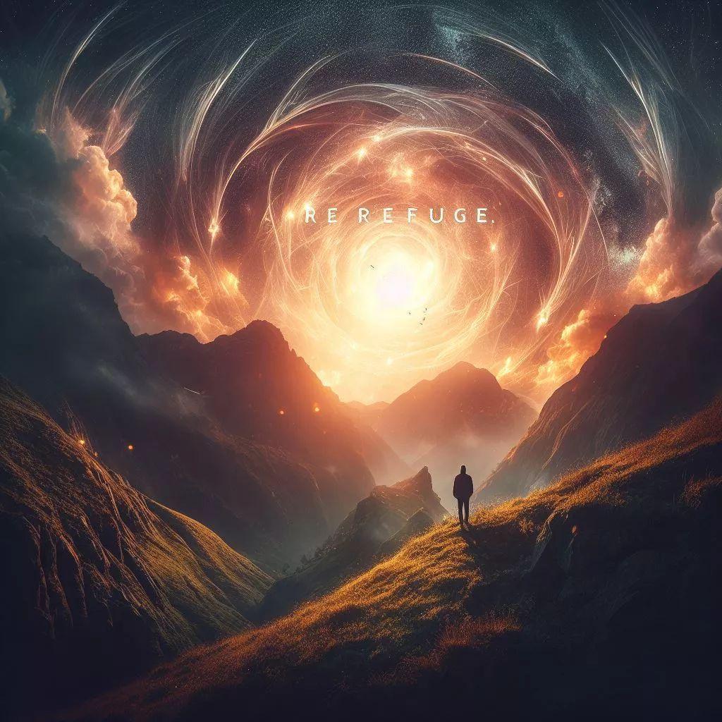 Single/EP cover of "Refúgio Eterno" by Aislânio Amorim