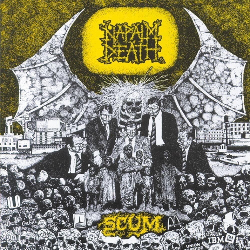 Portada de Álbum "Scum", de Napalm Death