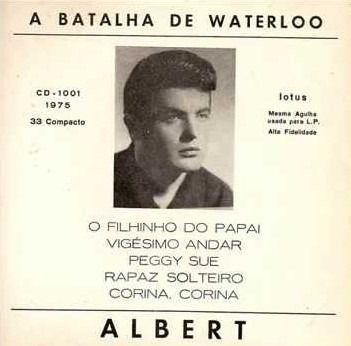 Portada de Álbum "A Batalha de Waterloo", de Albert Pavão