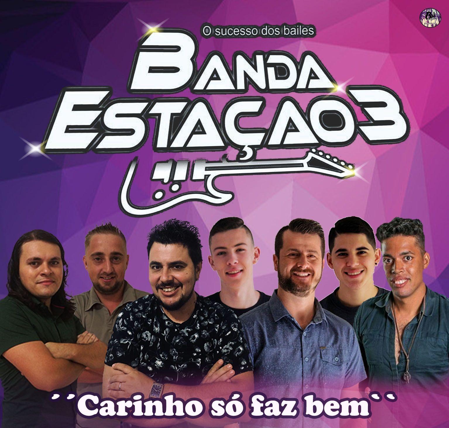 Portada de Álbum "Carinho Só Faz Bem", de Banda Estação 3