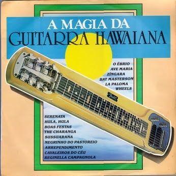Capa do Álbum "A Magia da Guitarra Hawaiana", de Poly e Seu Conjunto