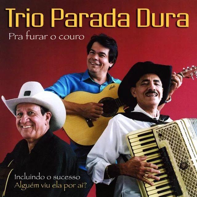 Portada de Álbum "Pra Furar o Couro", de Trio Parada Dura