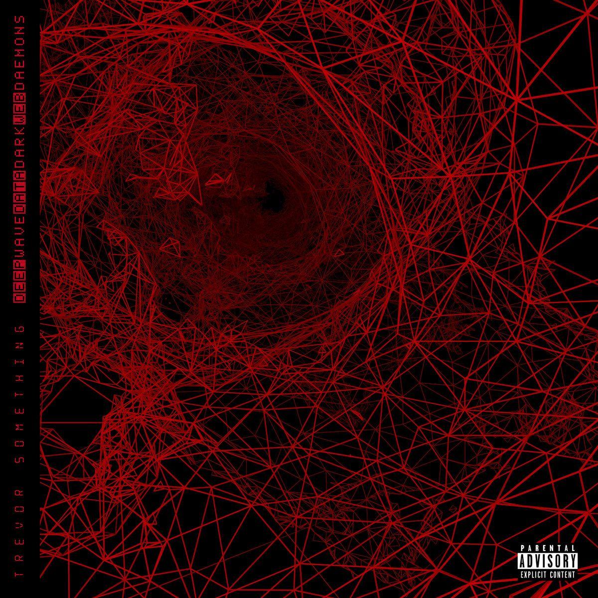 Portada del álbum "Deep Wave Data Dark Web Daemons", de Trevor Something