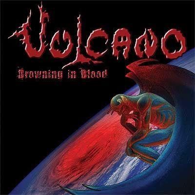 Portada de Álbum "Drowning in Blood", de Vulcano