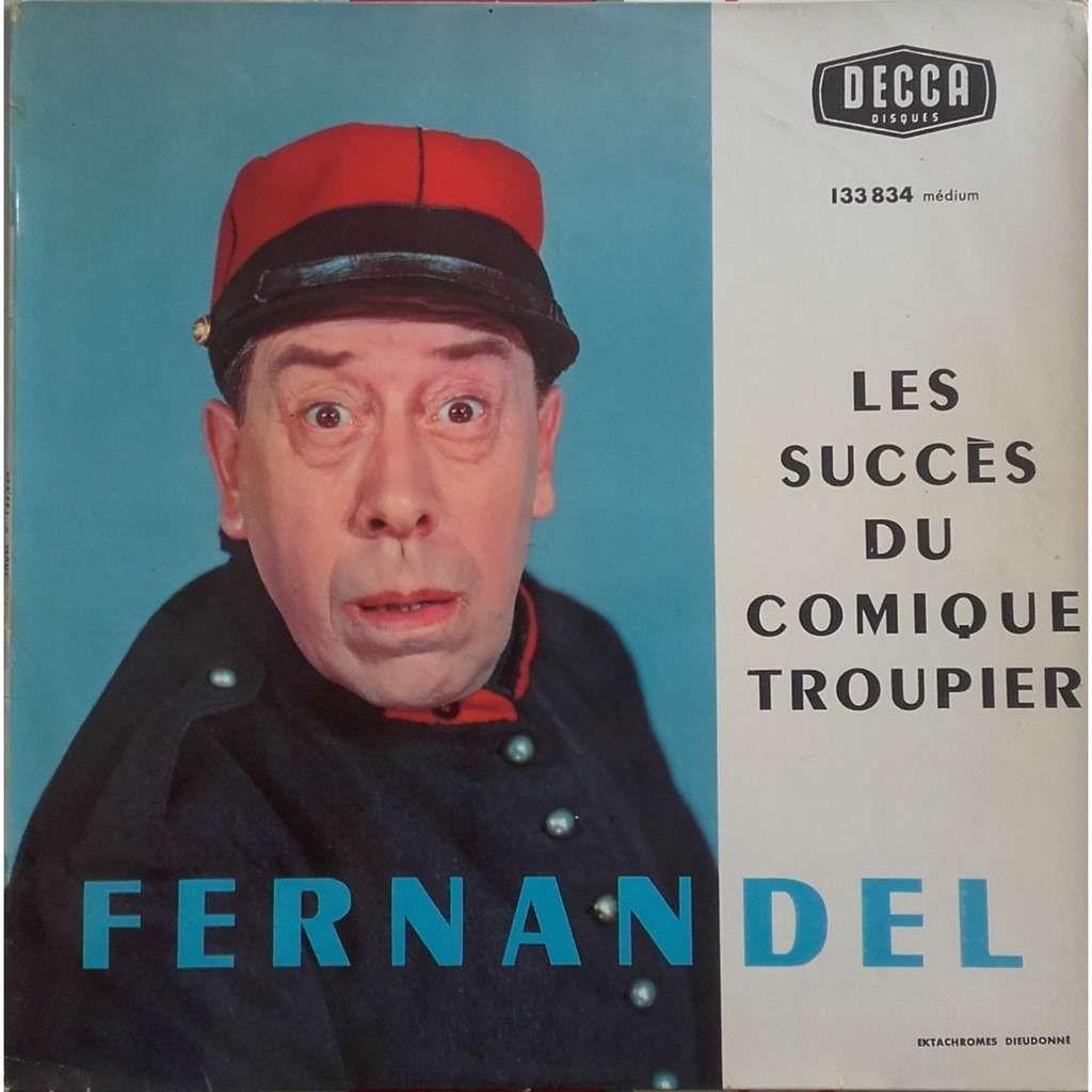 Capa do Álbum "Les Succès Du Comique Troupier", de Fernandel