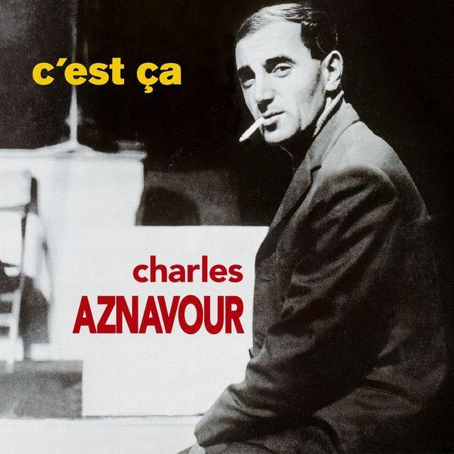 Portada del álbum "C'est Ça", de Charles Aznavour