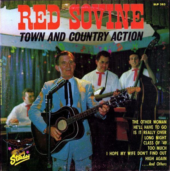 Portada del álbum "Town And Country Action", de Red Sovine