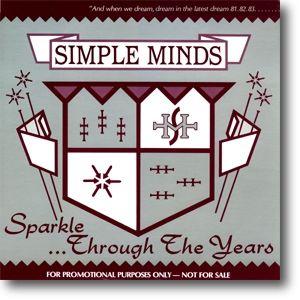 Portada del álbum "Sparkle Through The Years", de Simple Minds