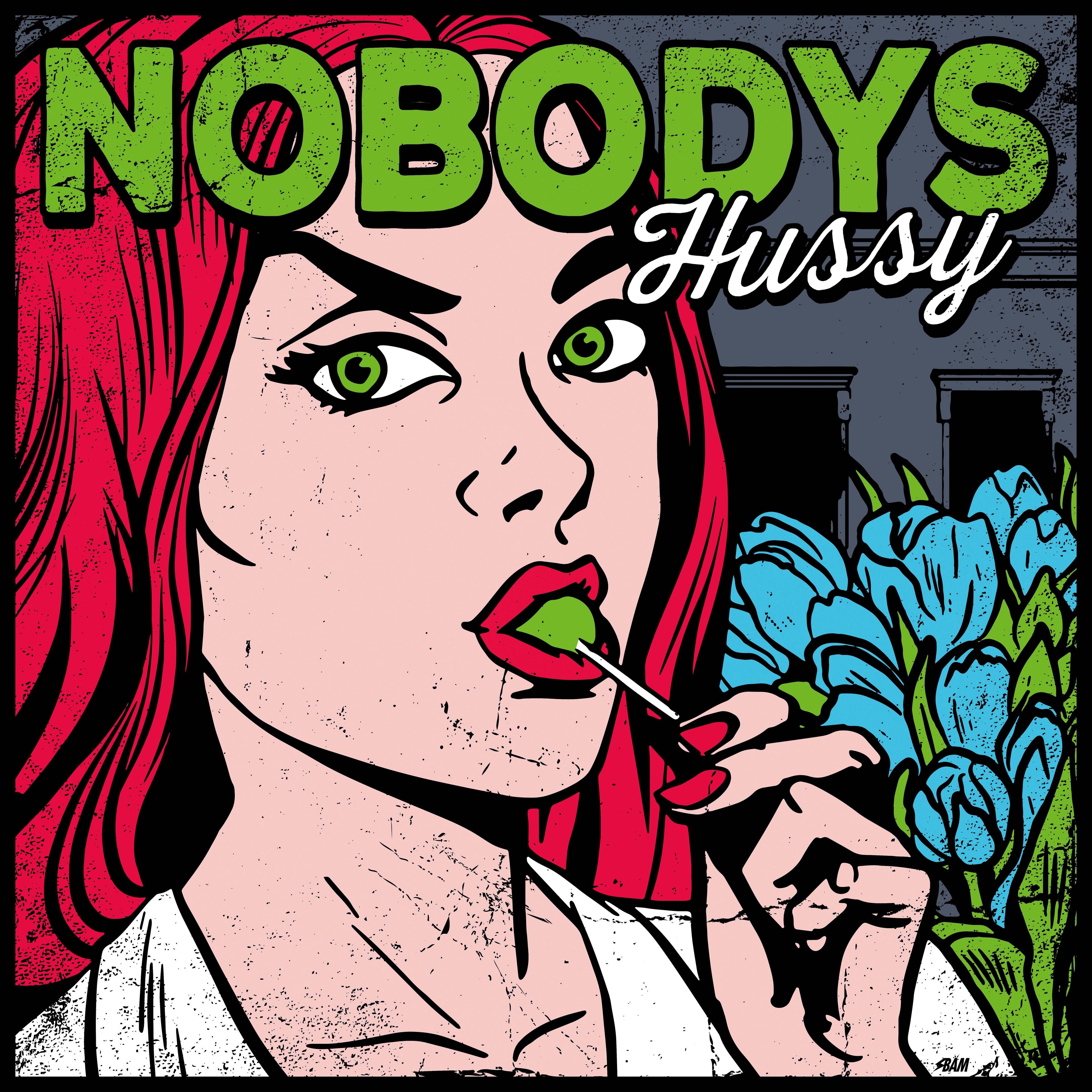 Portada de Álbum "Hussy", de The Nobodys