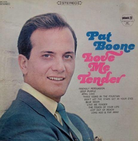 Capa do álbum "Love Me Tender", de Pat Boone