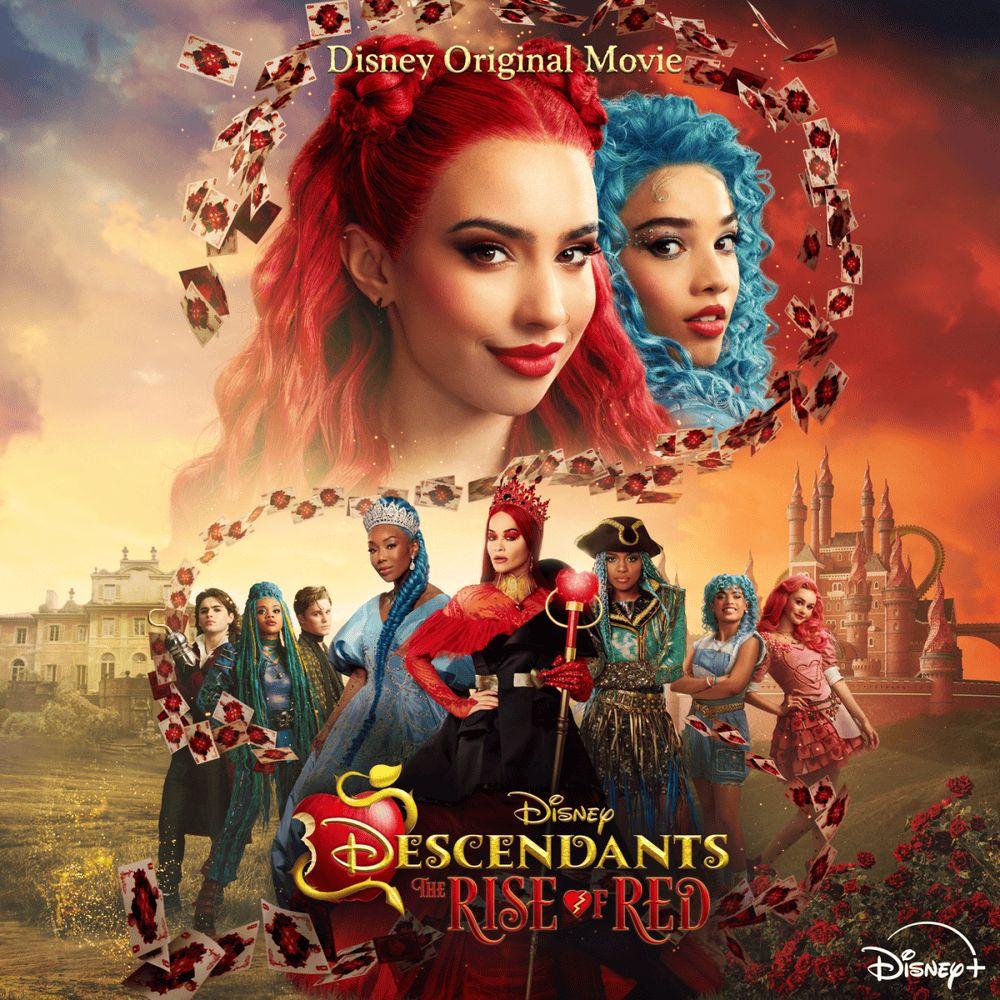 Portada de Álbum "Descendants: The Rise of Red (Original Soundtrack)", de Descendentes (Disney)
