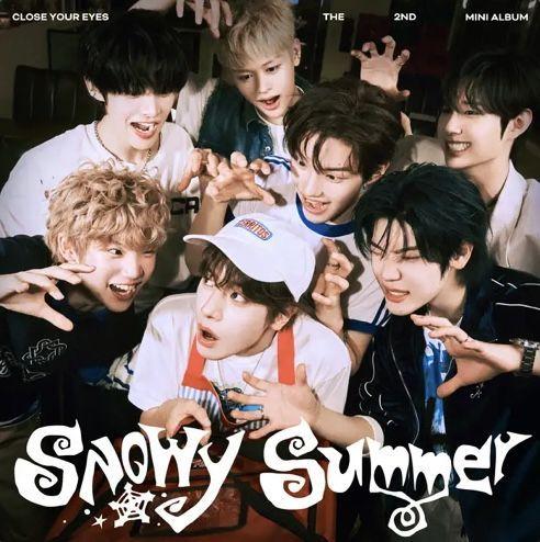 Portada de Sencillo/EP "Snowy Summer", de CLOSE YOUR EYES (K-pop)
