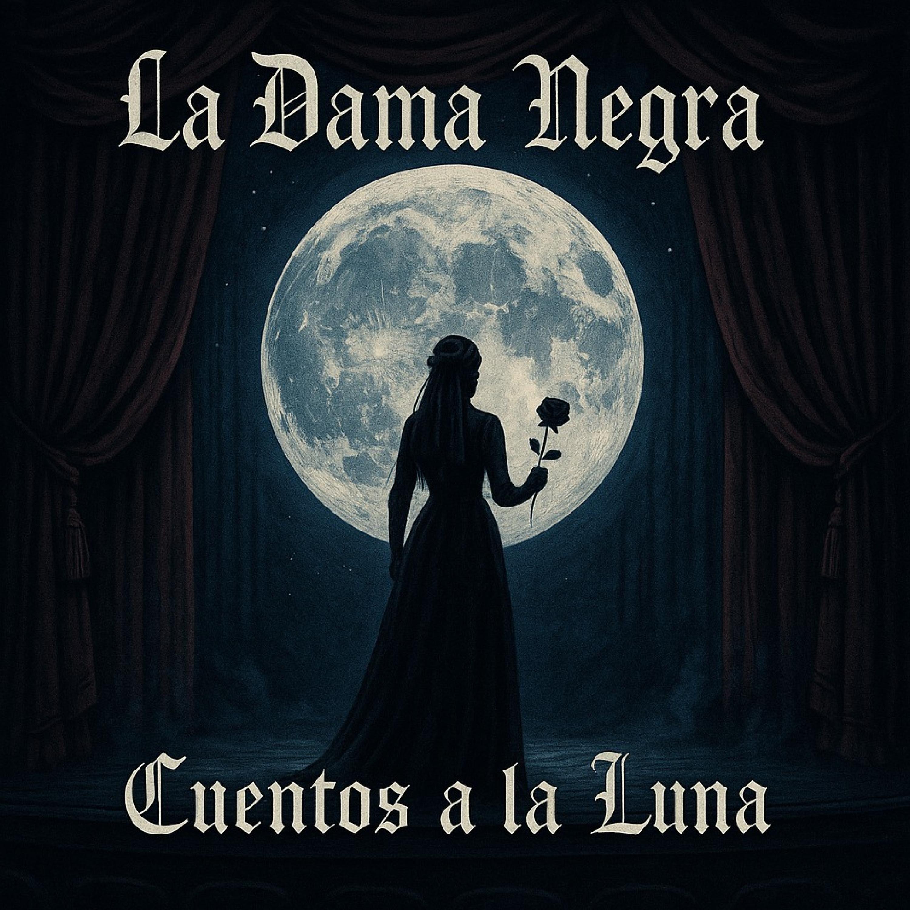 Portada del álbum "Cuento a La Luna", de La Dama Negra