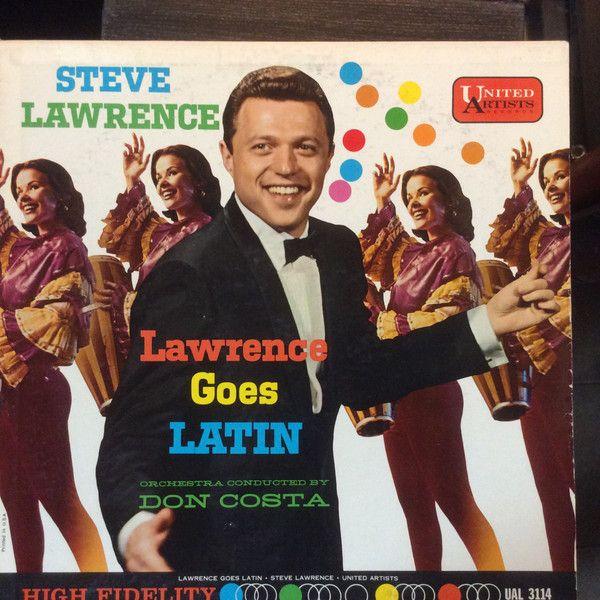 Capa do Álbum "Lawrence Goes Latin", de Steve Lawrence